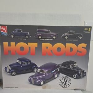 AMT/ERTL Hot Rods 3-in-1 Model Car Kit Set